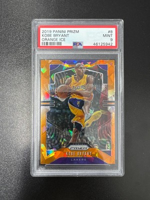 2019 Panini Prizm Kobe Bryant #8 Orange Ice PSA 9 | eBay