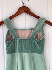 Weissman Lyrical Dance Ice Skating Costume Child Size XLC Velvet  Sheer Fairy