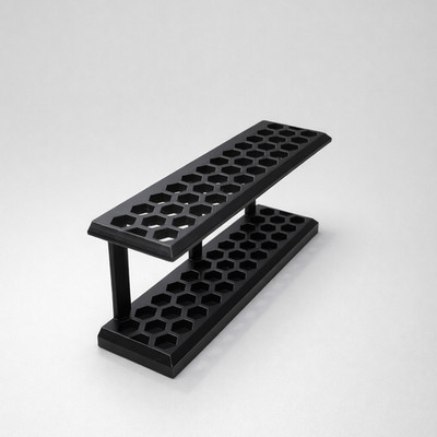 Pinselhalter Organizer für 37 schwarze Miniaturen Modellmalerei Warhammer