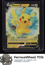 Pikachu V SWSH198 - SWSH: Carte promozionali Spada e Scudo - (NM)