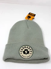 Carhartt Beanie Knit Green Shamrock Patch St Patricks Day Edition Hat NWT