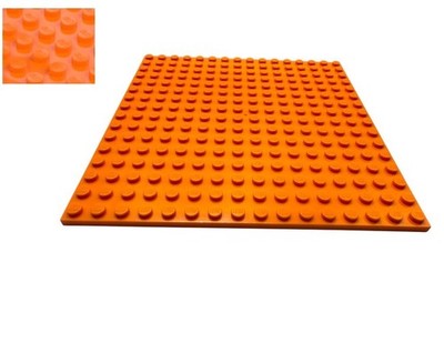 LEGO Plate 16x16 Bright Orange 91405 Plate Building Plate Orange Base Plate City