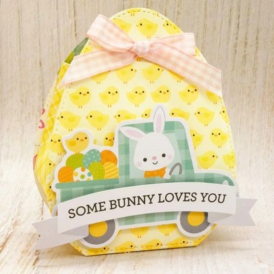 Easter Egg Treat Box Metal Cutting Dies Scrapbooking Decorative Card Craft