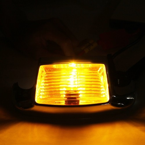 Front LED Orange Fender Tip Light For~Harley Ultra Classic Electra Glide 86-08 - Picture 2 of 10