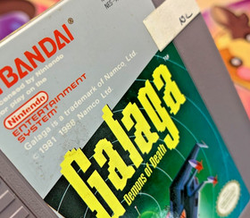 Galaga Nintendo NES Game Cart ONLY Authentic Bandai