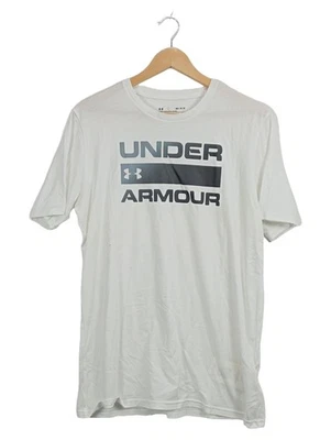 Under Armour T-Shirt Homme Blanc Sportif Logo (EU 48, INT M) - Photo 1/3