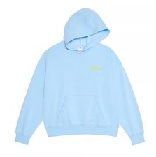 Victoria's Secret XS Pink Ivy Fleece Campus Relaxed Pullover Hoodie NWT Blue