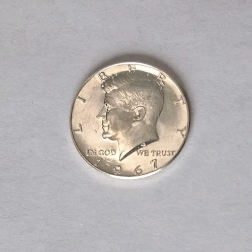 1967 KENNEDY HALF DOLLAR 40% SILVER UNC CHOICE