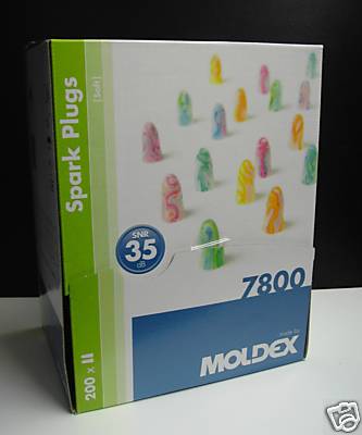 Gehörschutz  Moldex 7800 Spark Plugs 400 Stk, super soft!