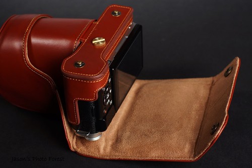 Funda Bolso Completo de Cuero Real Genuino para FUJIFILM X-M1 XM1 X-A1 X-A2 - Imagen 3 de 10