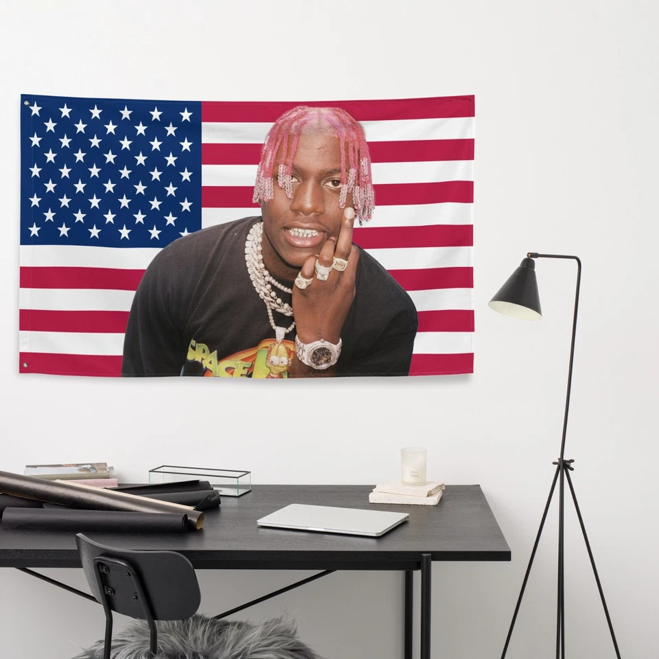 Lil yachty Flag - Lil Boat American rapper Tapestry Home Decor  - Image 3 of 4