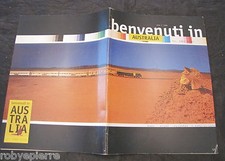 CARTINA MAPPA fascicolo benvenuti in AUSTRALIA tasmania western queensland wales