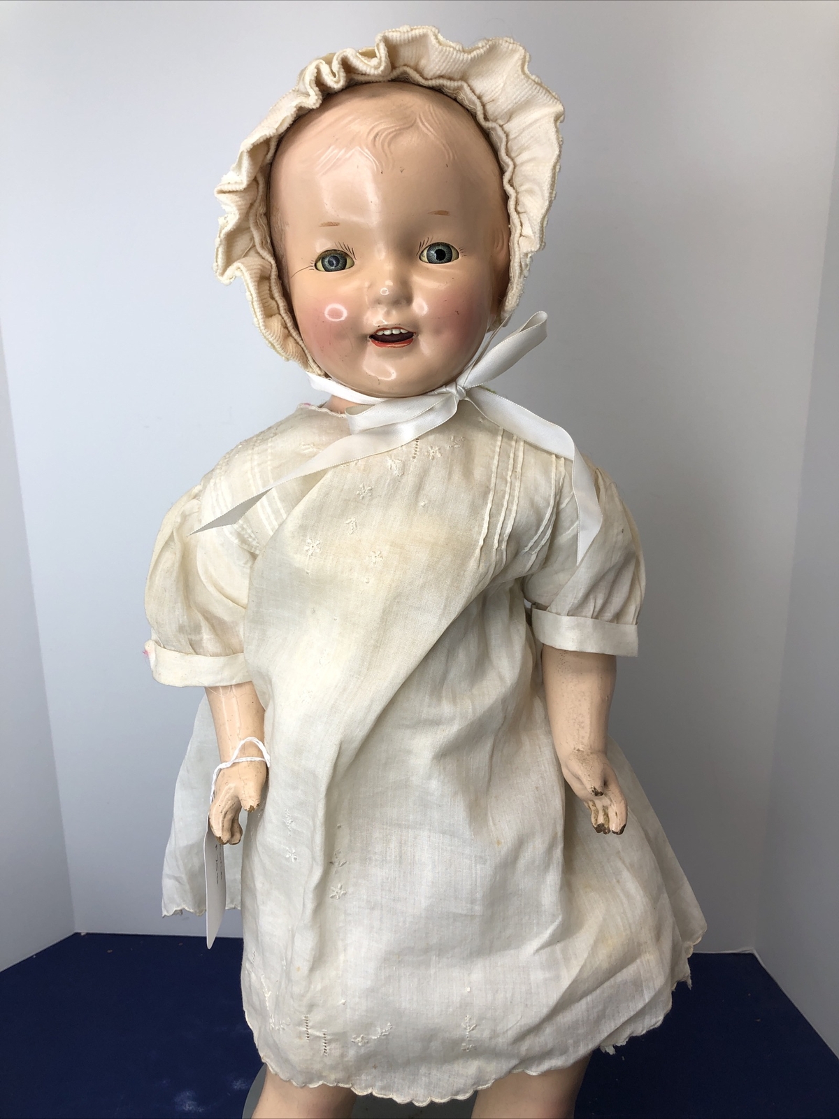 23&rdquo; Antique Vintage Compo Cloth Baby Doll Unmarked 1930&rsquo;