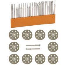 Diamond Grinding Cutting Carving Bit Set For Dremel Rotary Tool Stone Tile Glass