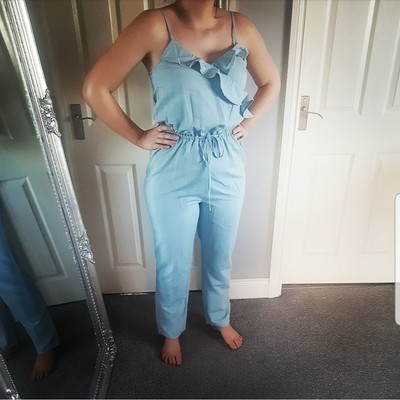 peacocks teal jumpsuit