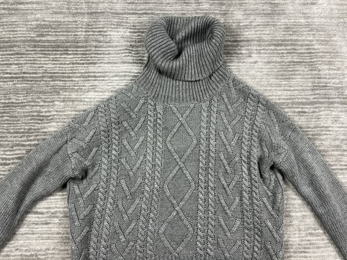 Cotton On Knit Wear Sweater Womens Medium Gray Oversized Turtleneck - Picture 2 of 10