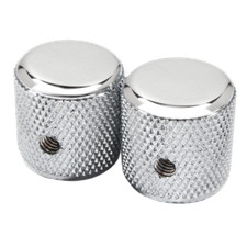 Pair of Fender American Vintage '60's Tele Knobs in Chrome, MPN 0095799049