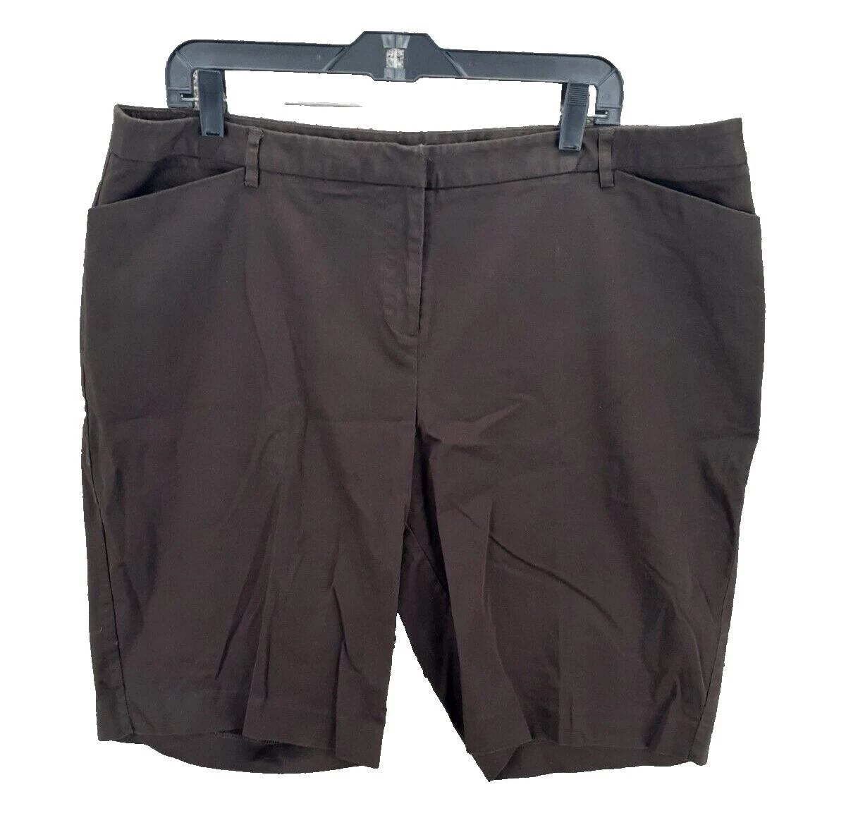 Модные шорты из хлопковой смеси для женщин Bug коричневые