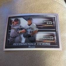 2017 Recommended Viewing Shane Baz & Steven Jennings Pittsburgh Pirates #RV-PIT