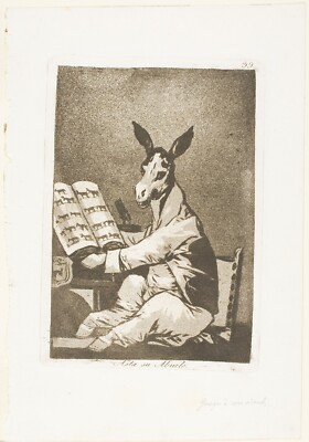 And So Was His Grandfather, plate 39 Fransisco Goya Poster 18x24in