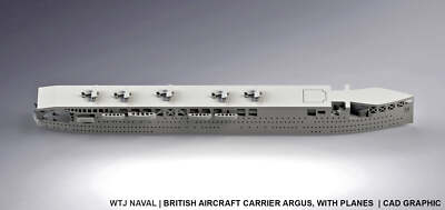 Argus, with planes - UK Royal Navy - Pre Dreadnought Era - Wargaming - Axis and 