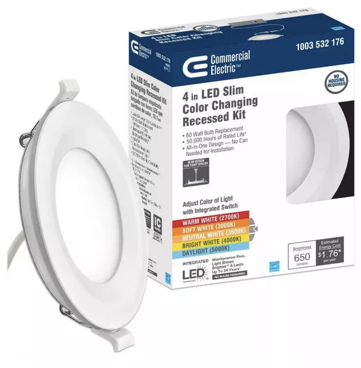 Installing commercial electric recessed clearance lighting
