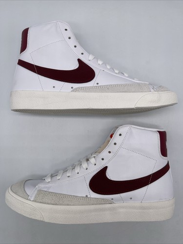 Nike Blazer '77 Vintage Mid White Team Red BQ6806-111 Men’s Sizes 8.5-12 - 第 4/5 張圖片
