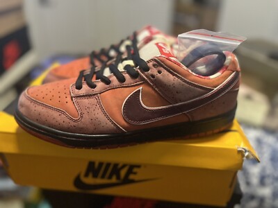 Sz 10.5 Nike SB Dunk Low Red Lobster 313170-661 Min Sep * Loss Og