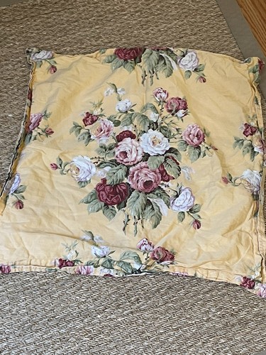 Pair Ralph Lauren Kathleen Euro Pillow Shams Cotton Sateen - Picture 3 of 9