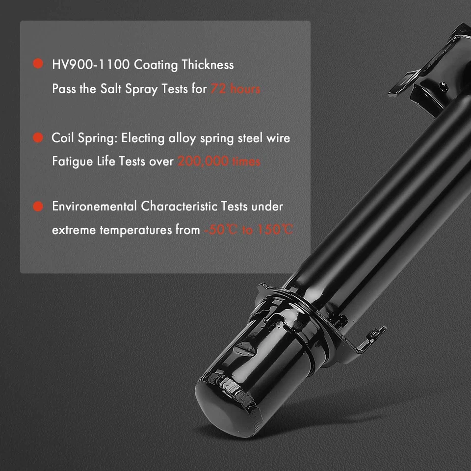 2x Conjunto completo de puntal delantero y resorte helicoidal para Honda Crosstour Accord Crosstour Foto 4 de 4