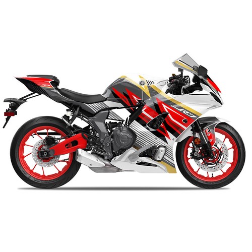 For 2022 2023 Yamaha YZF R7 Full Body Fairing Decal Sticker Graphics Kit - Picture 13 of 15