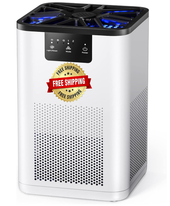 Purificador De Aire Para Alergias & Bacteria Para 215ft² Casa El Hogar 20db