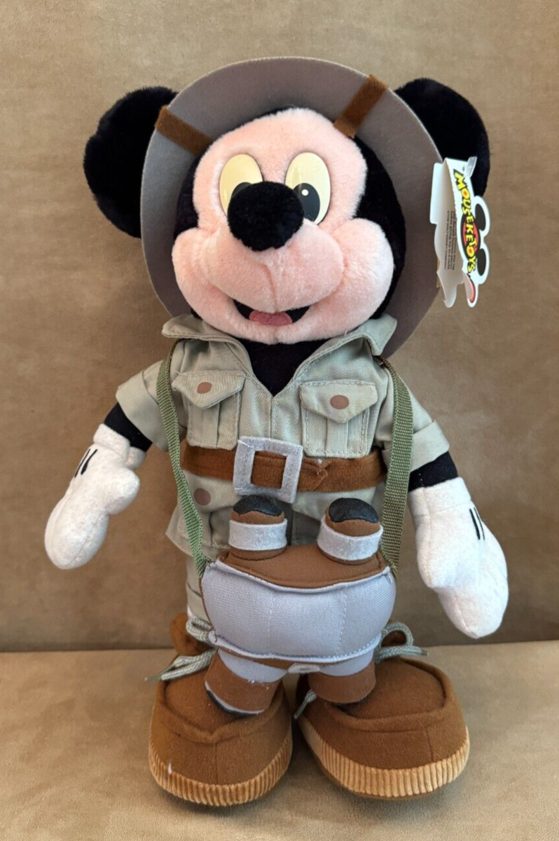 mickeyさん確認用✨ Disney Safari Mickey Mouse Plush Doll Binoculars Tag Mouseketoys