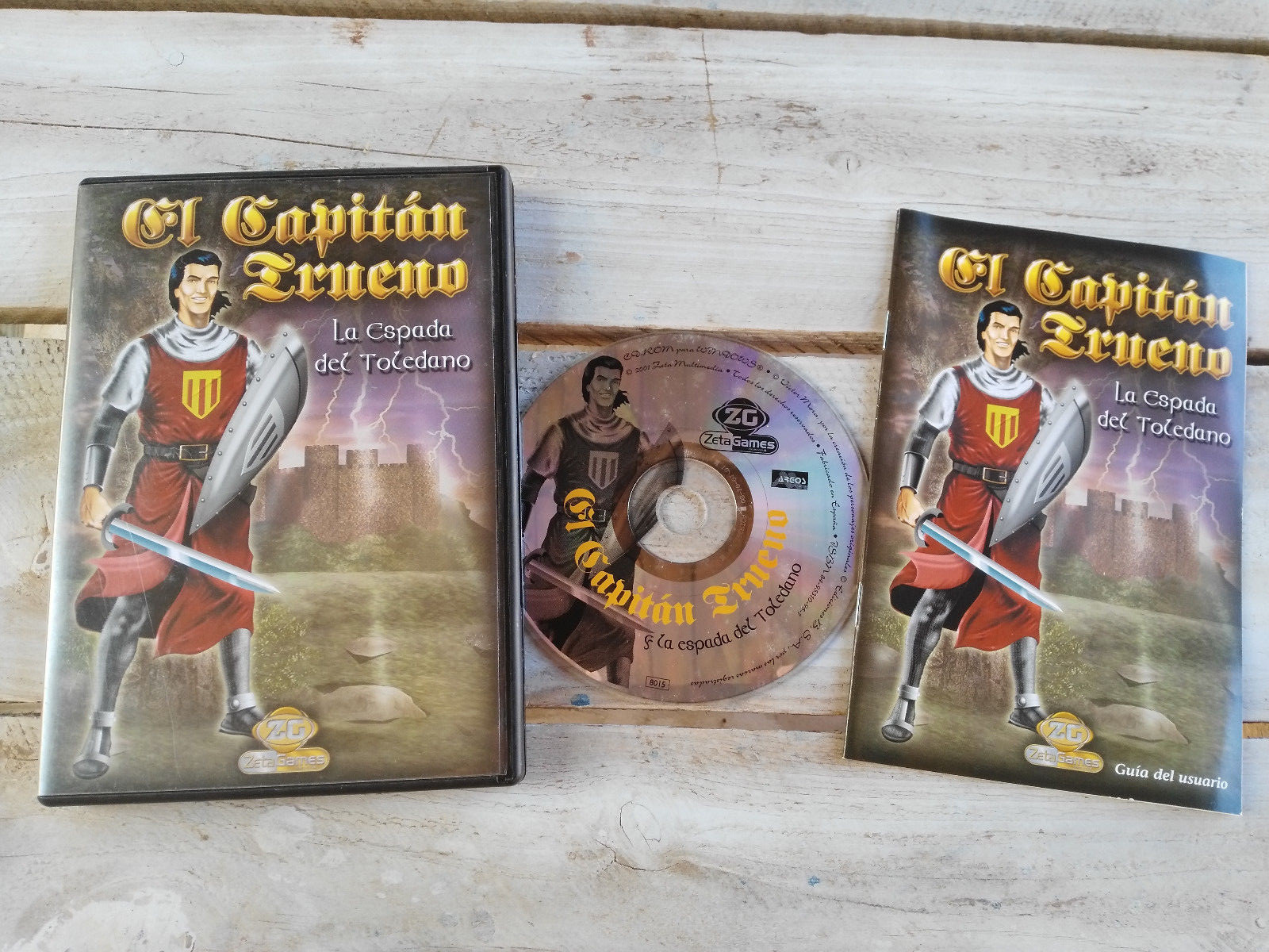 El Capitan Trueno La Espada Del Toledano Juego PC CD-ROM Español Zeta GM - AM