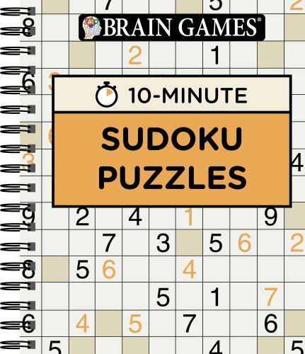 Brain Games 10 Min Sudoku Puzzles 2017 Spiral For Sale Online EBay