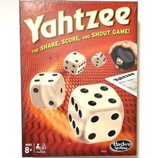 Hasbro Yahtzee Dice Game Family Fun 2014 New Sealed