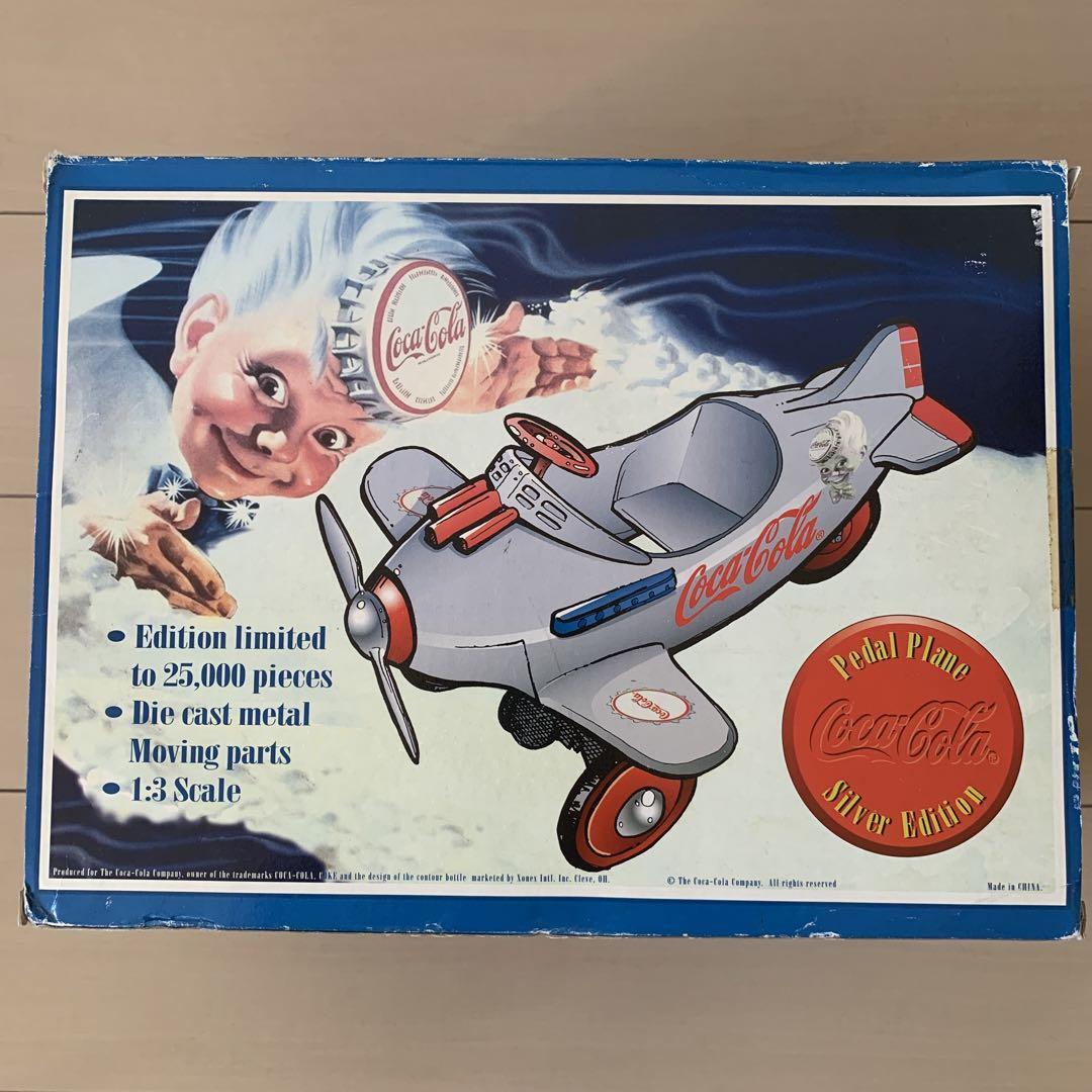 Vintage Coca-Cola Diecast Model 1/3 Pedal Plane Limited Edition w/Box