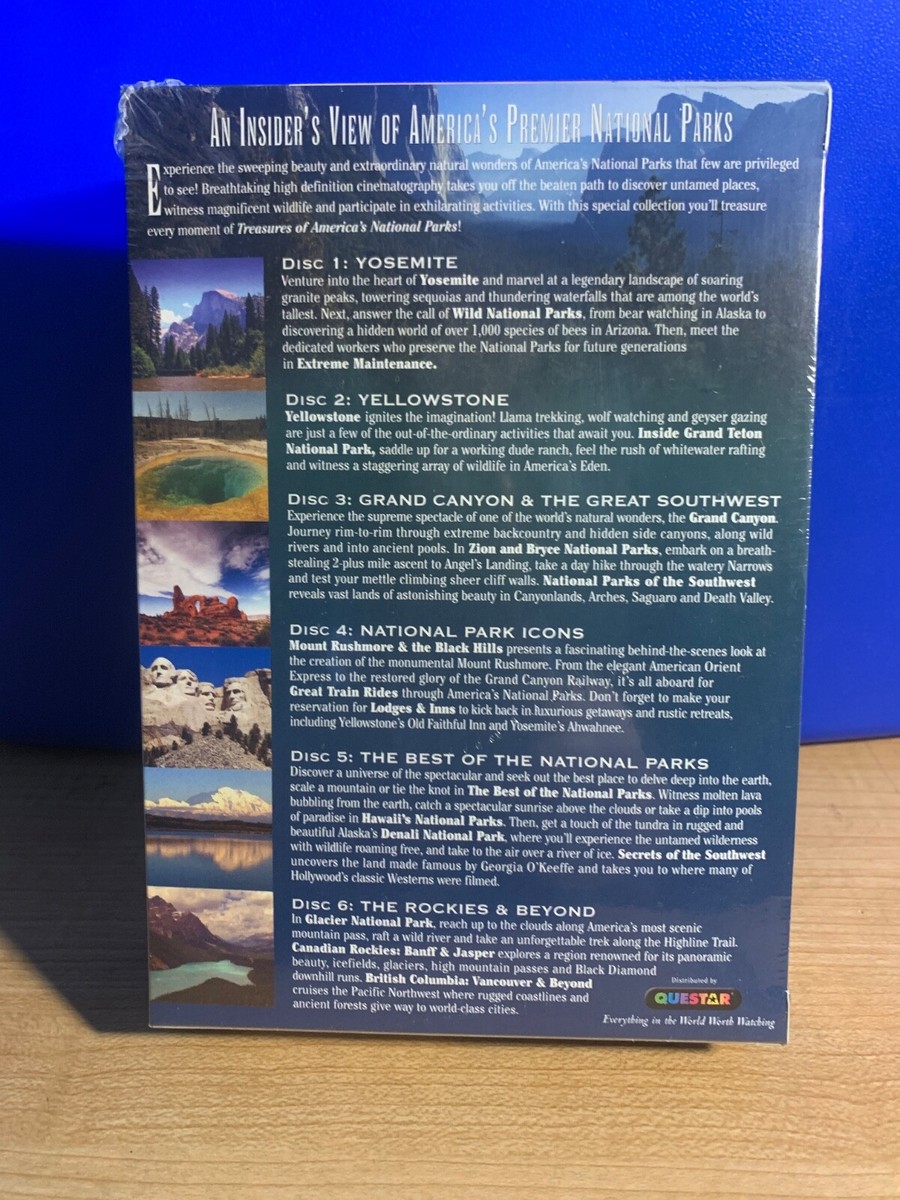 Treasures of America's National Parks (6-DVD set) Hi-Def