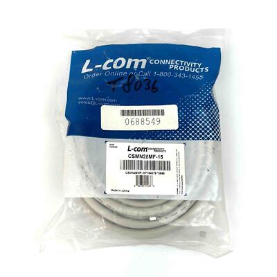 L-com DB25 D-Sub Anschlusskabel CSMN25MF-15, 4,5m, unused/OVP