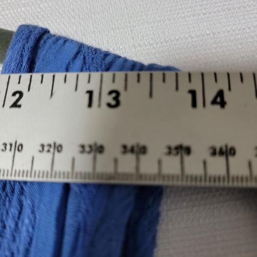 Connected Apparel Womens Dress Sheath Midi Size 18 W Sleeveless Blue Textured - Picture 6 of 10