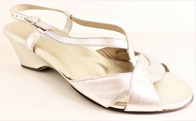 LOREN sandali pelle 80024 zeppa 5,5cm calzata comoda plantare