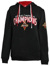 FISLL WNBA Women's Las Vegas Aces Fleece Hoodie, Black