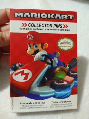 2017 Nintendo Mario Kart Collector Pin 1 Pack. Brand New, Sealed 