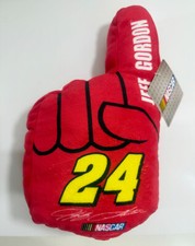 Nascar Jeff Gordon 24 Plush Hand Finger 1 Fan Souvenir Official Kellytoy NEW