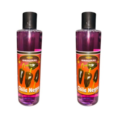 2PACK- CHILE NEGRO Agua Espiritual Para Limpias Contra Envidia 16 oz