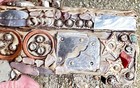 Artist-Crafted  Metal Treasure Trinket Box — photo 4