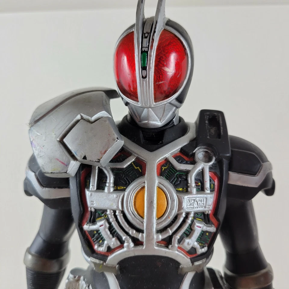 Figura GIANT 12" Kamen Rider Faiz Big 555 Banpresto 2008 Axel Blaster Form USELLell Foto 4 de 4