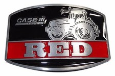 Case IH Agriculture Metal w/ Enamel Accents Belt Buckle