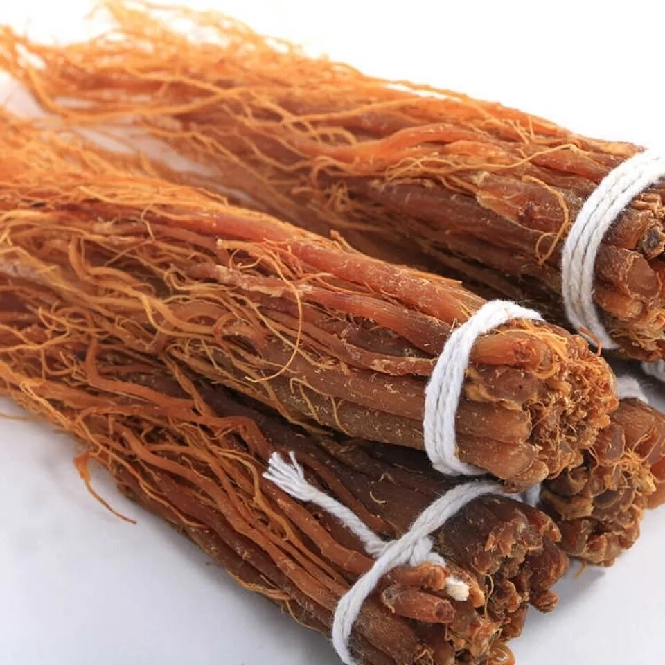 Red Korean Panax Ginseng Whole Root Pieces - 100g - Natural & Organic
