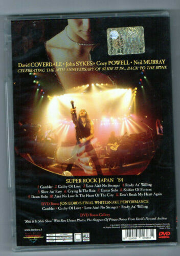 Whitesnake: Live in 1984 - Back to the Bone (UK IMPORT) DVD region 0 COZY POWELL - Picture 3 of 4
